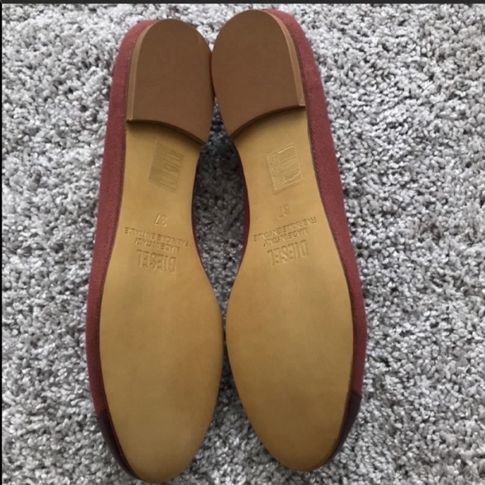 Diesel Red Cynthia Flats - Picture 3 of 6